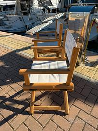 Sedie regista legno massello