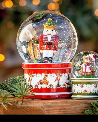 Villeroy & Boch   palla di vetro con neve soldato/