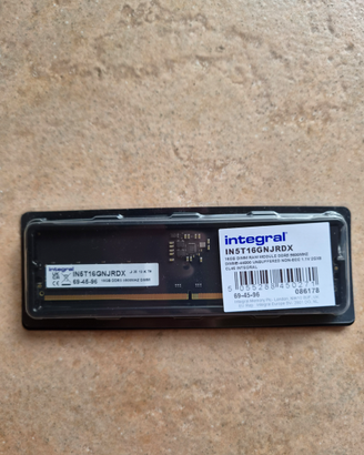 Integral 16GB DDR5 RAM 5600MHz