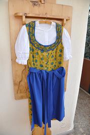 Dirndl originale tirolese, taglia 48, come nuovo