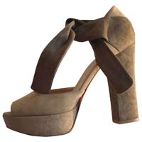 Scarpa spuntata in pelle TWIN SET