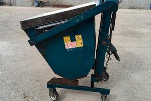 Muletto per uva con vasca da 6 quintali