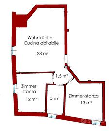 Luminoso trilocale a Don-Amblar