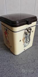 Scatola metallo latta caffè vintage