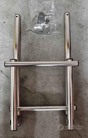 Scaletta inox 2 pioli