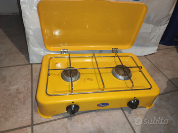 Fornello da campeggio due fuochi