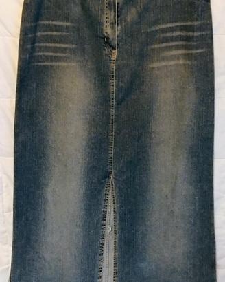 Gonna lunga in Jeans 