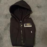 Felpa con zip Polo Ralph Lauren nera