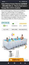 Piscina fuori terra Intex Prisma Frame