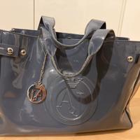 Borsa vernice Armani Jeans originale