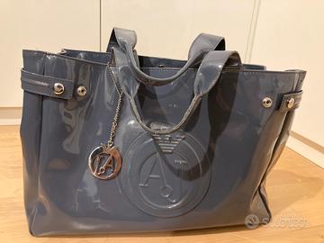 Borsa vernice Armani Jeans originale