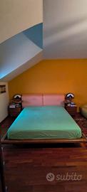 letto matrimoniale+comodini+materasso