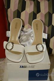 Sandali con lacci in seta Brand Taglia42