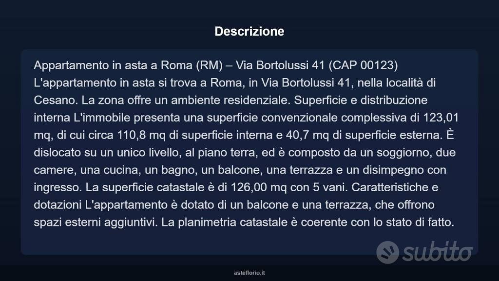 Appartamento – Roma, Cesano, Municipio Roma XV - Vista 3