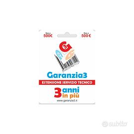 estensione garanzia garanzia3 3 anni 500