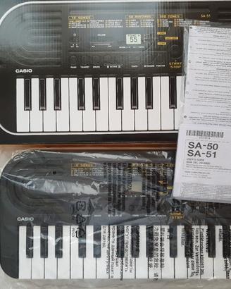 CASIO Casiotone SA-51 mini-tastiera + alimentatore