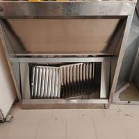 Cappe per cucine professionali con tubi di scarico