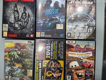 Raccolta PC game ed utilities.