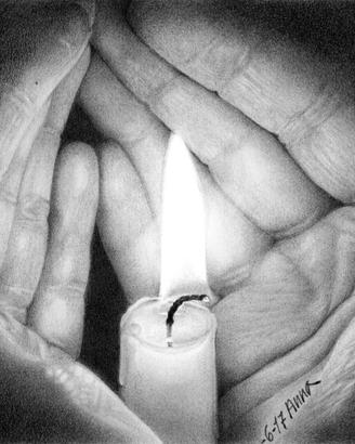 Disegno a matita. "Ricordi". Anno 2017.