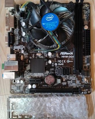 Asrock H81M-DG4 + G3430 o i3-4160