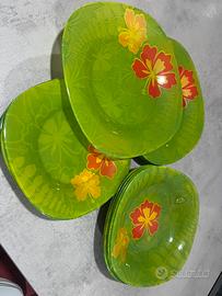 Servizio piatti vetro