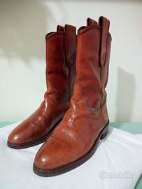 stivali cuoio mezzo polpaccio