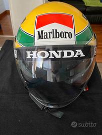 CASCO  NUOVO   AYRTON  SENNA  FIRMATO
