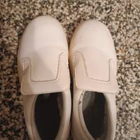 Scarpe da lavoro bianche antiscivolo