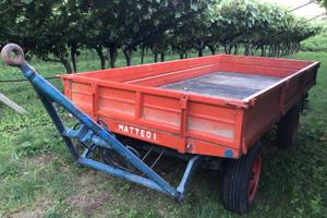 Rimorchio agricolo Mattedi 2 assi - 3,60m