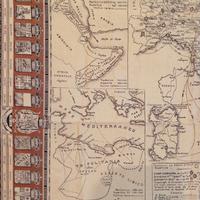 Foulard carta dimostrativa delle circoscrizioni mi