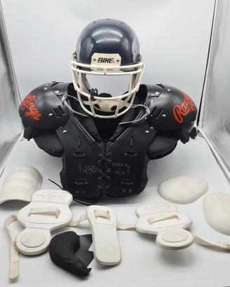 Cimeli Football Americano corpetto casco