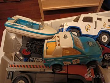 scatola con set Playmobil 