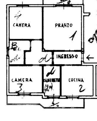 Appartamento su palazzina al 1° piano