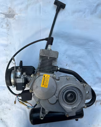 Motore Minimoto 50cc 2T Funzionante + Pulegge