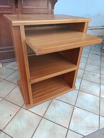 Mobiletto Hi-Fi / Porta TV con Ripiani Estraibili