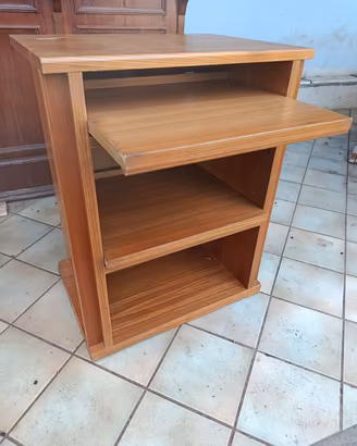 Mobiletto Hi-Fi / Porta TV con Ripiani Estraibili