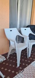 2 sedie giardino