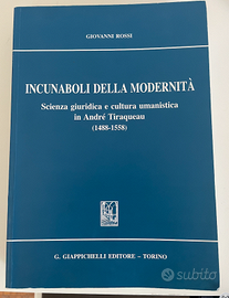 Libro "Incunaboli della Modernità"