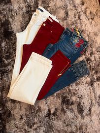 E pantaloni T38 in cottone elastane