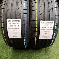 2 gomme 225 40 18 BRIDGESTONE RFT RIF1317