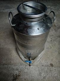 fusto inox 50 litri