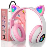 Cuffie Wirless Cat Ear STN-28 Rosa - Nuove