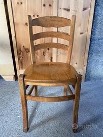 Sedia in rovere massiccio