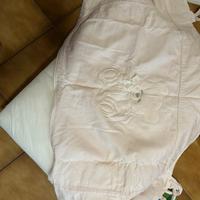 Paracolpi nanan con imbottitura per lettino rosa