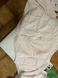 Paracolpi nanan con imbottitura per lettino rosa