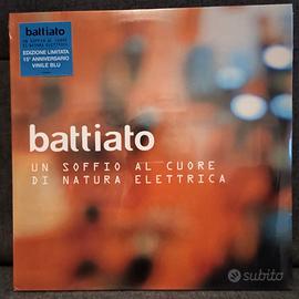 Battiato - Un soffio al cuore 2LP vinile blu NUOVO
