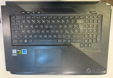 Asus GL703GE keyboard tastiera ita & pad