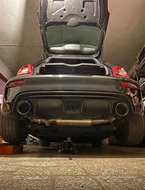 Scarico 500 Abarth Inox centrale + finale valvola