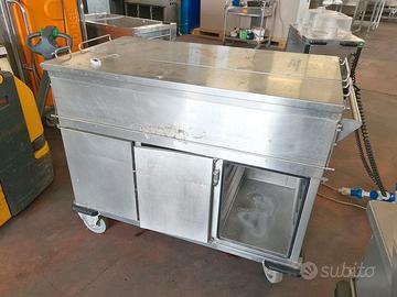 carrello per distribuzione pasti usato