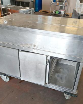 carrello per distribuzione pasti usato